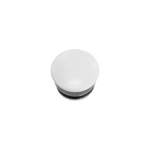 Ceramica Globo - Globo Fi024bi Polished White Ceramic Free Waste Basin Drain With Plug Blanc