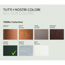 Pilone alto Resina con Rosone 50 cm. Antracite