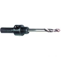 Albero pilota bimetallico • Per seghe a tazza da Ø32mm a Ø152mm • Gambo esagonale Ø11mm - Tivoly
