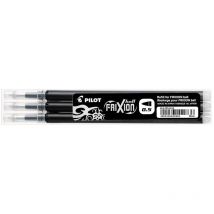 Frixion Pilot Refill for FriXion Ball/Clicker Pens 0.5mm Tip Black (Pack 3)