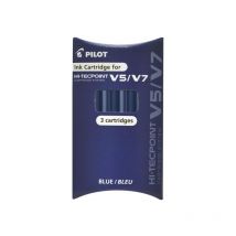 Pilot - Refill for V5/V7 Eco Cartridge System Blue (Pack 3)