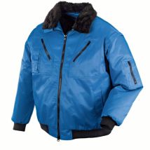 TEXXOR 4-in-1-Pilotenjacke OSLO kornblau 60% Polyester, 40% Baumwolle PSA-Kategorie I Vielseitige Arbeitsjacke