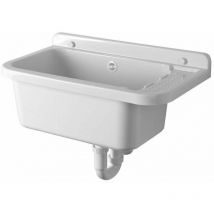 Cr Smart - Aqualine Céramique - Vidoir murale 60x34 cm, plastiqueique/blanc PI5060