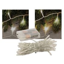 Alimentation De Batterie À Led De Chaîne Led Pour Les Décorations Et Fenêtres 100 Led - Bianco - Cavo 7 Mt