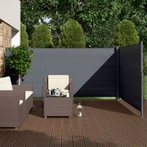 Vitalispa - Seitenmarkise , Anthrazit, 300 X 160 Cm, Ok-living