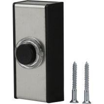 Klingel-taster Aufputz Silber/schwarz Türklingeln & Sprechanlagen - Friedland