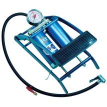 Fußluftpumpe 5 Bar Doppelzylinder Mit Manometer