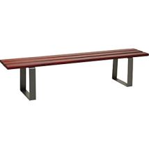Panchina RIGA in legno e acciaio – Lunghezza 1800 mm – Altezza 441 mm – Profondità 385 mm