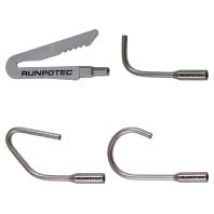 Runpotec Fanghaken-set, Edelstahl (20614)