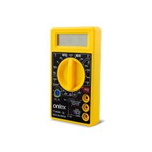 Multímetro digital 1000V – Medición de voltaje, corriente y resistencia – Pantalla LCD – Incluye sondas de medición