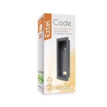 Extel - Caja De Empotrar Para Los Videointerfonos Wave (720313) Y Code (720309)
