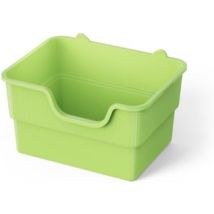 Bac Litière Chat Xxl Amicura Cura Lite - Bac À Litière Pliable Et Amovible - 50 × 38,7 × 30,3 Cm