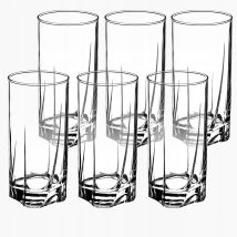 Trinkgläser Aus Hochwertigem Glas, 6er Set, Wassergläser, Hoch, 380ml - Kadax