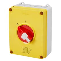 Gewiss 63a 4p Insulated Isolator Box For Emergency Power Control