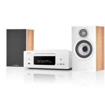 Mini Hifi-anlage - Denon - Rcd-n12dab - Lautsprecher Bw607oak - Bluetooth - Dab/dab+/fm