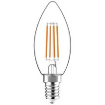 Ampoule Bougie Led À Filament - C35 E14 4.5w 470lm 2700k Clair 330°