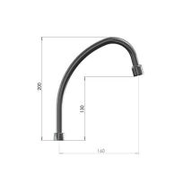 Waschtischarmatur Grandsire Modell Crosse Chrom 15 Cm