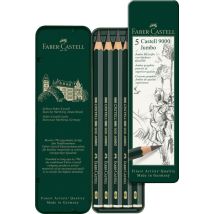 Set Di 5 Matite Jumbo Castell 9000