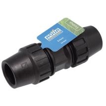 Enlace PE 20mm (1/2") – Accesorio de riego – Polipropileno – Color negro – Tratamiento anti UV