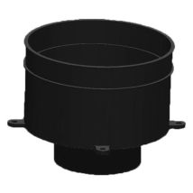 Pluggit Bocchettone Dritto Dn150-80 Incl. Protezione Per Intonaco, Evws3