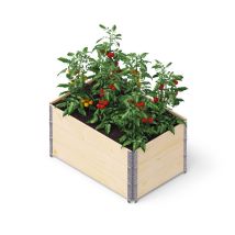 Upyard - Kronus Hochbeet Palettenrahmen 3er-set 120 X 80 X 60 Cm Gemüsebeet Kräuterbeet