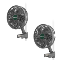 Mars Hydro – Ventilateur À Pince 6'' Pour Tente De Culture – Moteur Ec 2100 Rpm – Contrôle Intelligent Via Application – Lot De 2