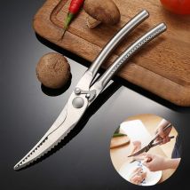 Tijeras De Acero Inoxidable Para Aves - Profesionales Para Alimentos (pollo, Carne, Pescado)