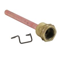Tauchhülse 1/2'' Für Temperatur-fühler - Tauchrohr-innen-ø 7 Mm - L 120 Mm - Mit Halteklammer