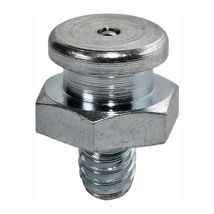 Ingrassatore A Testa Piatta Stand.din3404 M8x1mm Forma A Set (per 100)