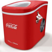 Salco Machine À Glaçons Coca-cola Seb-14cc, Rouge, Glaçons En 8-13 Minutes, Avec Décapsuleur Coca-cola