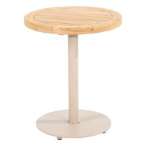 4seasons Outdoor - 4seasons - Volta Beistelltisch 45 Cm Rund 55 Cm Hoch Latte Teak