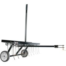 Scarificateur tracté 100 cm – 20 dents en acier – Utilisation extérieure – AGRIFAB