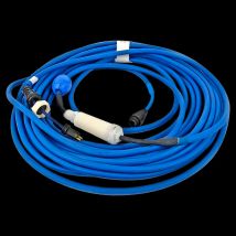 Cable 18 M.-ø 13 Mm., 2 Hilos, Azul, Con Swivel Para Limpiafondos Dolphin