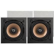 Hpsq525 5,25 Zoll Wand- Und Deckenlautsprecher, 10-100 Watt, Für Heim, Badezimmer, Küche, Büro, Hifi, Mit Schwenkbarem Hochtöner, Aluminium-konus, 