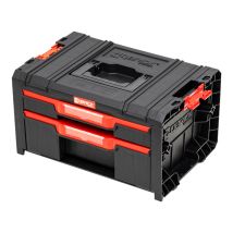 System Pro Drawer 2 Toolbox 2.0 Expert Stapelbar 450 X 310 X 244 Mm 4,5 L 9,5 L Ip54 Mit Zwei Schubläden 10 Inlays Und 6 Trennwänden - Qbrick