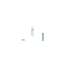 KINGBRIGHT LED - gelb diffus - 3 mm - 10 Stück - Lichtstärke 5-20 mcd - Gehäusefarbe gelb - Gesichtswinkel 60°