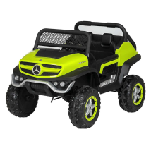 Tecnobike Shop - Auto Elettrica Per Bambini Mercedes Unimog 12v 2 Posti Monitor Touchscreen Mp4-verde