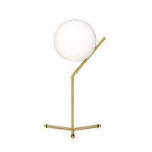 [neuwertig] B-ware Flos Tischleuchte Lampe Ic T1 High Opalglas Kugel Messing Wohnzimmer Leuchte