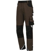 Arbeitshose Lang Motion Tex Plus 7617 Braun / Schwarz Gr. 106 Nitras