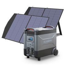 Allpowers Estación De Energía Portátil R4000 Con 2 X 100w Paneles Solares, Batería Lfp De 3456wh, 4 Tomas Ca 4000w (6000w Pico), Carga Rápida De 1.2h,