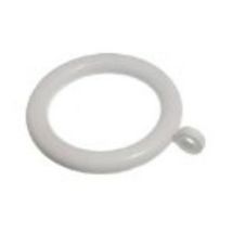 Anillas para cortinas de ducha SYSFIX – Plástico blanco – 100 unidades