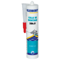 Kleiberit - Adesivo Acrilico Per Battiscopa E Modanature, Senza Solventi 586.0 - Cartuccia 0,450kg - 586.0.8106