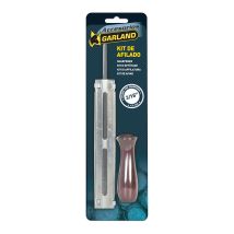 Garland Kettenschärfset 3/16 Zoll – Inklusive Rundfeile und Schärfanleitung – Hochwertiges und langlebiges Produkt