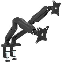 Omega Soporte De Escritorio Ergonómico Para 2 Monitores
