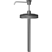 Spenderpumpe für 3L Rundbehälter – E-COLL – 29178043 – Kunststoff mit Auslaufrohr aus Edelstahl – 335 mm, 135 mm, 130 mm, 200 g