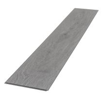 Pavimento Pvc Parquet Vinile Deluxe Grigio Rovere Windswell Hickory A Click 14 Pz 122x18cm 3,08m² 4,2mm Listoni Laminati A Incastro Antiscivolo 