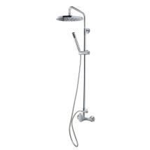Columna Ducha Mezcladora Albos Rociador 200 Mm Y Flexo Inox 71250100 - Galindo
