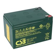 Csb - Evh12140f2 Blei Akku 12v 14ah Zyklenfest Faston F2