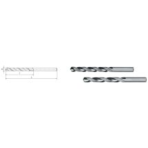 HSS Co8 Spiralbohrer DIN 338 – Durchmesser 6,5 mm – Gesamtlänge 101 mm – Bohrlänge 63 mm – Hochgeschwindigkeitsstahl mit Kobalt