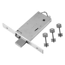 Cerradura Eléctrica Doble Paleta E 90 - Fr.25 Mm. 3 Puntos De Cierre
